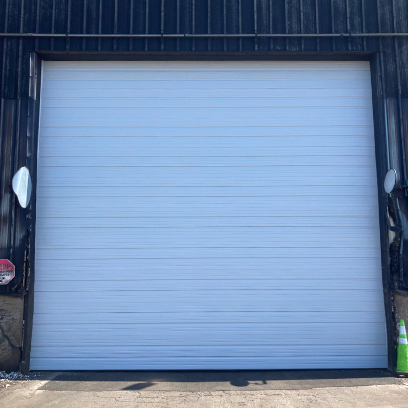 White Sectional Overhead Door